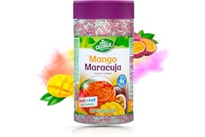 King George - Mango Maracuja 12 x 400 g Instant Helado Bebida Mixbek – Passion Fruit – Bebida instantánea – Paquete ahorro – Bebida en polvo, refrescante para celebraciones, carnaval, cumpleaños