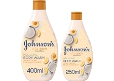 Johnson's Vita-Rich Smoothies Indulging Body Wash Yogurt, Peach & Coconut, 400ml + 250ml Free