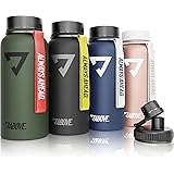 ABOVE. Borraccia Termica 1 litro Inox I 2 chiusure I Termica Acciaio a doppia parete mantiene fino a 12 ore di caldo e 24 ore