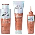 L'Oreal Paris Elvive Growth Booster Set, Anti Hair Loss Shampoo, Conditioner & Serum, Aminexil, Niacinamide & Ginger Extract, Reduces Hair Loss, 200ml, 150ml & 102ml