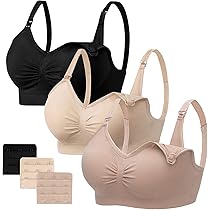 Reggiseno Allattamento Senza Cuciture - Comodissimo Bralette Maternità Per Gravidanza E Sonno - Foto 9