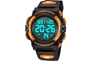 BEN NEVIS Orologio da Polso Orologi Sport per Bambini Digitale Multifunzione Impermeabile LED Luce Allarme Calendario Data con Cinturino in Silicone