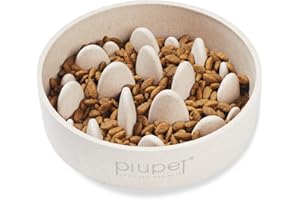 PiuPet® Comedero Perro antivoracidad I 1,4L I Apto para lavavajillas I Comedero antivoracidad Perro I Comederos para Perros