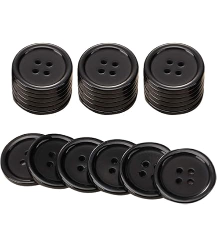 QUARKZMAN 25 stuks natuurlijke schelpknopen, 4 gaten