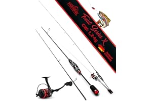 ‎PARADOX FISHING Paradox Fishing UL-Ruten Set I Trout Series X I 1,85m Wg. 1,2g-4g I Spoon Rute Forellenrute Ultralight Rute – UL Rute
