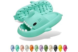 Solutra Sharklas Originales Chanclas Tiburon Mujer Hombre Antideslizantes Zapatillas Tiburon de Suela Gruesa y Cómodas Sharky Chanclas para Baño, Piscina y Playa