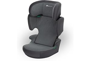 Bebeconfort RoadSafe i-Size, Silla de Coche, 3,5-12 años (100-150 cm), Alzador Coche Niño, Plegado & Ligero (3 kg), Instalación Cinturón Seguridad, 14 Posiciones Reposacabezas, Tinted Graphite