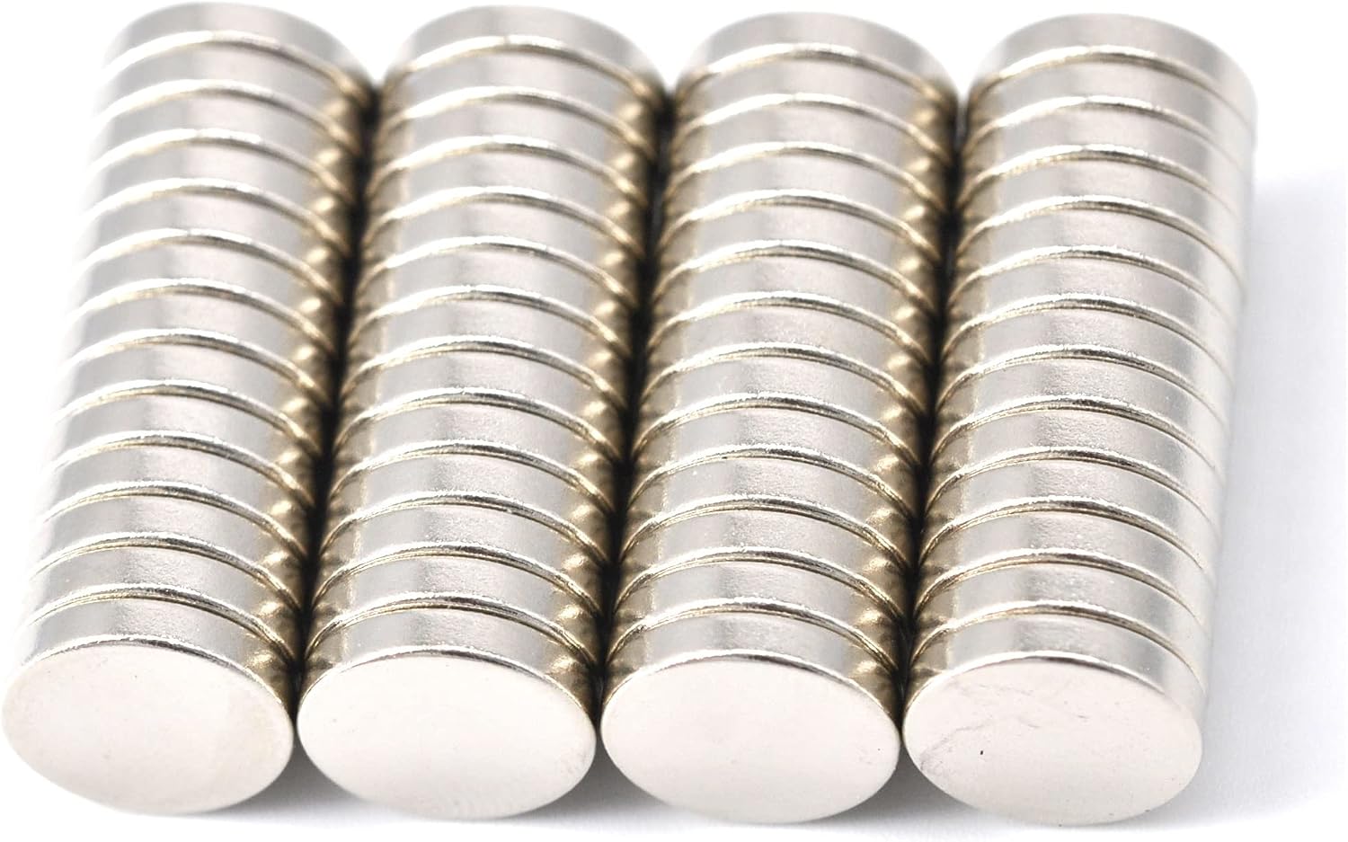 Magenesis 52 pièce Aimant 10 mm de diamètre x 2 mm d'épaisseur avec 2 kg Traction