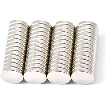 10 Mini Magneti Al Neodimio N52 7x1mm – Dischi Ultra Potenti Per Modellismo, Foto, Lavagne – Brudazon