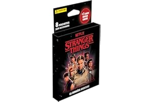 Panini Stranger Things - LA DERNIERE Aventure Blister 8 Pochettes + 1 Carte édition limitée