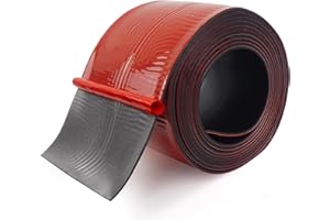 SDLDEER Bande Caoutchouc Adhesive, Dos Solide Adhésif Feuille Rouleau Néoprène, Parfait pour Les Joints d'étanchéité, Le Rembourrage et la réduction des Vibrations (100mm X 1.5mm X 3m)