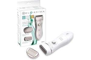Bellissima Imetec Comfort Lady Rasoio Elettrico per Donna, Lame Arrotondate e Oscillanti, tecnologia Wet&Dry per utilizzo in doccia, Pettine distanziatore, Lama di ricambio, Beauty bag