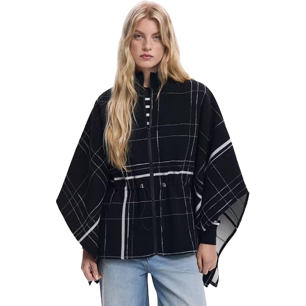 Desigual, MONE_POL GREEN_MARIONA 2000 BLACK da donna, Nero