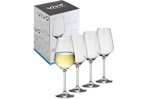 ‎LIKE. BY VILLEROY & BOCH like. by Villeroy & Boch Group – Voice Basic, zestaw kieliszków do białego wina, 4 sztuki, 356 ml, szkło kryształowe, można myć w zmywarce