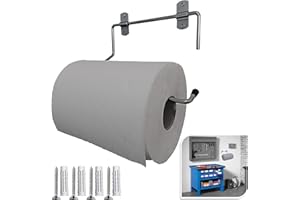 Parpyon® Nuevo Portarrollos industrial de pared toallero baño para rollos secador Ideal en cocina, garaje, gimnasio, para bobina papel toallas desechables (Mod.3)