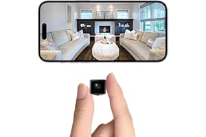 ESTABA 4K Hidden Spy Mini Camera WIFI Wireless Security Cameras Small Home Indoor Outdoor Camara Micro Nanny Cam House Security Tiny Cams, Night Vision Motion Detection, For Home Office Car Security Camera