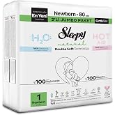 Sleepy Natural Double Soft Avantajlı Mega Paket Bebek Bezi 1 Numara Newborn 80 Adet