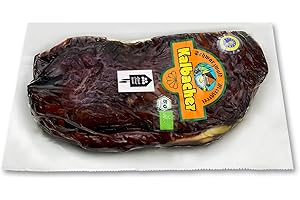‎BLACK FOREST GOODS Schwarzwälder BIO Schinken - 2,2 kg - 1/2 St vakuumiert mit Schwarte - Traditionell geräuchert - Exklusiver Geschmack