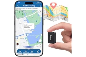 TKMARS Micro Localizzatore GPS Tracker per Auto Moto Anziani, Mini GPS Spia 1500mah Posizionamento ogni 10 Secondi Antifurto Allarmi Magnete Potente Tracciamento Globale in Tempo Reale