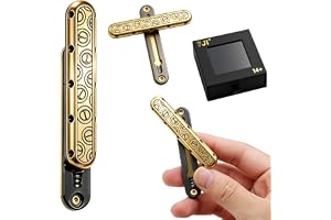 7JI Fidget Slider leksak för vuxna, metallslider Fidget dekompressionsleksak, anti-stress sensorisk leksak för autism, ADHD, ångeststressminskning, gåvor för vänner och familj