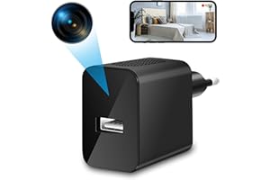 Mini Camaras Espias Ocultas Wifi 4K 1080P Camaras Espias Portátil Nanny cámara con Detector de Movimiento spy Camaras de Vigi