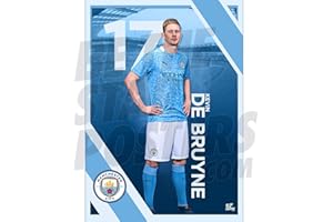 BE THE STAR POSTERS Manchester City FC 2020/21 Kevin De Bruyne A3 - Póster de fútbol (A3)