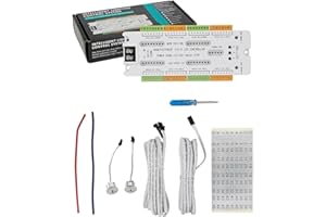 LICAEVEY 32 Channel Motion Sensor LED Stair Light Controller, Intelligent Automatic Cascaded Staircase Ladder Step Light Controller for Stairway Light, 4 Adjustable Speeds of Light Off