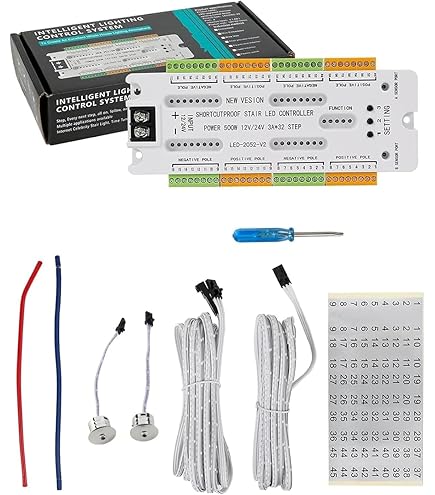 Kanlux 27370 - LED Trapverlichting APUS met sensor LED/0,8W/12V 3000K