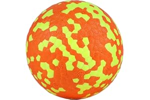 FONPOO Palla per Cani Super Stretch, Giochi per Cani Grandi Resistenti, Cani di Piccola e Media Taglia Regalo Interattivo per Cane (Orange 1)