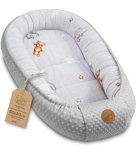 Couverture Bébé Nid D'Ange 90x90 Cm - Minky Doux - Compatible Siège Auto Maxi-Cosi, Cybex - Hiver - Lavable