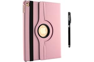 inShang Coque Compatible avec iPad Housse 9.7 Coque iPad 2018/2017/ air/air 2 Étui Case avec Veille/Réveil + Rotatif + Support Stylet