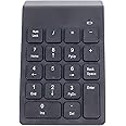 gernie Numeric Keypad, Bluetooth 5.0 18 Keys Wireless Number Pad, Battery Powered Portable Bluetooth Number Pad for Laptop, High Accuracy, Wide Application