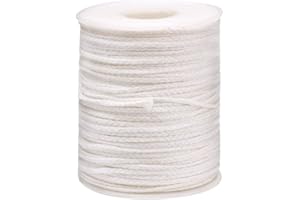 Stoppino Candela, WADY 61 m di stoppino, stoppino per candela, stoppino piatto, stoppino rotondo per candela, lampada a olio