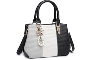 Miss Lulu Sac à Main Femme Multicolore 3 Couleurs - Sac Fourre-Tout Élégant pour Travail, Shopping et Voyage