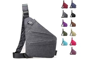 NVBBN Gipfelfreund Anti Diebstahl Tasche, Gipfelfreund Anti Diebstahl Umhängetasche, Diebstahlsichere Tasche Für Herren Damen, Wasserresistent Sling Bag