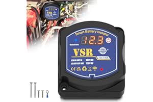 UCkasayfy Trennrelais 12v 140a Zweitbatterie Automatisches Batterietrenner Spannungsgesteuertes Relais VSR für Wohnmobil Camper Kfz Auto, Nicht geeignet für Lithiumbatterien