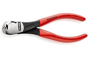 Knipex High Leverage End Cutting Nipper black atramentized, plastic coated 140 mm (self-service card/blister) 67 01 140 SB