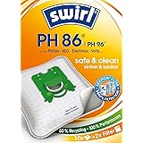 Swirl PH 86 sacchetti per aspirapolvere Phillips 10 pezzi