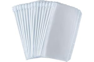 LEIBOCHAO 30 Pièces Pochettes Classeur, 6 Trous Pochette Plastique A6, Transparente Imperméable Dossiers à Glissière, Enveloppe Budget, Sacs Zippés à Feuilles Mobiles pour Documents, Cahiers, Cartes