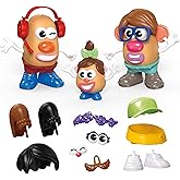 Potato Head 44 Par&ccedil;a Kendi Potato Head Aileni Oluştur Seti, 2 Yaş ve &Uuml;zeri Kız ve Erkek &Ccedil;ocuklar İ&ccedil;in Yaratıcı &Ccedil;ocuk ve Okul 