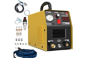 SUSEMSE Plasma Cutter 55 Amp HF IGBT Inverter Plasma Cutter Portable Air Plasma Cutting Machine with Accessories, Max Cut Thickness 12mm, 230V