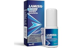 Lamisil AT 1 Percentage Athlete’s Foot Treatment Spray, Soothes Itching, Redness, Cracking Symptoms & Helps Prevent Athlete’s Foot Recurrence, Antifungal Spray 15 ml