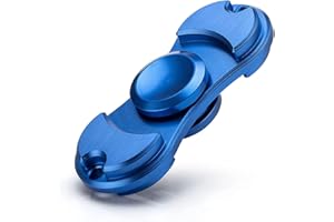 ‎OKCS OKCS Alu Fidget Toy Hand Spinner Handspielzeug Fingerspinner, Stress lösen und Konzentration fördern für Jung und Alt - Blau