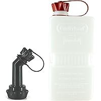 FuelFriend-Plus 1.5 Litre Petrol Reserve Canister - Red Stainless Steel Motorcycle Auxiliary Fuel Tank