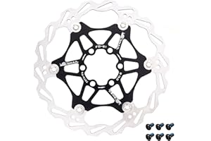 JANE EYRE JaneEyre Disco de freno de bicicleta, freno de disco, disco de freno flotante para bicicleta de montaña, 180 mm (Negro)