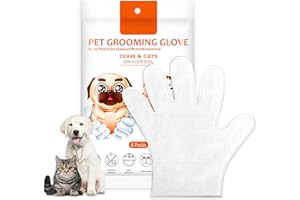 kulloomii Pflegetücher für Hunde & Katze mit Hypochlorigen Inhaltsstoffen - Feuchttücher Hund - Reinigung Handschuhe für Haustiere - Desodorierende Abwischtücher für Pfoten Gesicht Körper und Po