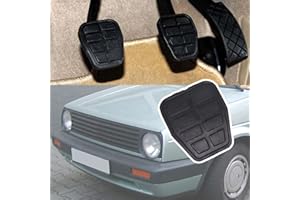 Inovey Gummi Bremskupplung Fuß Pedal Pad Cover Ersatz 321721173 171721647 7213141 Kompatibel Mit Vw Golf 2 Mk2 Mk3 1E 1983-1997 - Schwarz - 3Stück