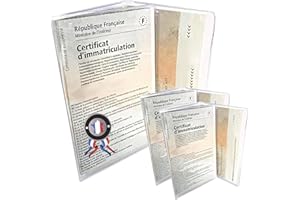 kinoco Pochette Carte Grise Lot de 3 Étui Transparent Carte Grise et Assurance - Pochette Protectrice Anti-Rayures pour Documents Voiture/Moto - Fabrication Française (Durable & Étanche)