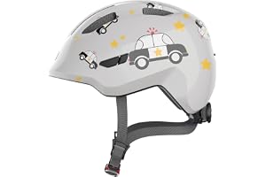 ABUS Kinderhelm Smiley 3.0 LED - Fahrradhelm mit Licht - Tiefe Passform & Platz für einen Zopf & Kinderhelm Smiley 2.0 - Robuster Fahrradhelm für Mädchen und Jungs ABUS Kinderhelm Smiley 3.0 LED - Fahrradhelm mit Licht - Tiefe Passform & Platz für einen Zopf & Kinderhelm Smiley 2.0 - Robuster Fahrradhelm für Mädchen und Jungs