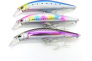 momolures - Tide Control Minnow 95 120 lip in belly system for Bass, Seabass, Salmon lure fishing.